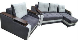 Комплект мягкой мебели: угловой диван "Агат" с креслом 11746