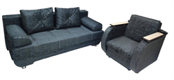 Комплект мягкой мебели: евро-диван + кресло 11754