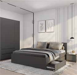 Кровать с ящиками F100352