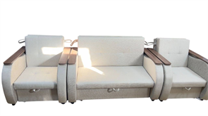 Комплект мягкой мебели: мини-диван и два кресла 11752